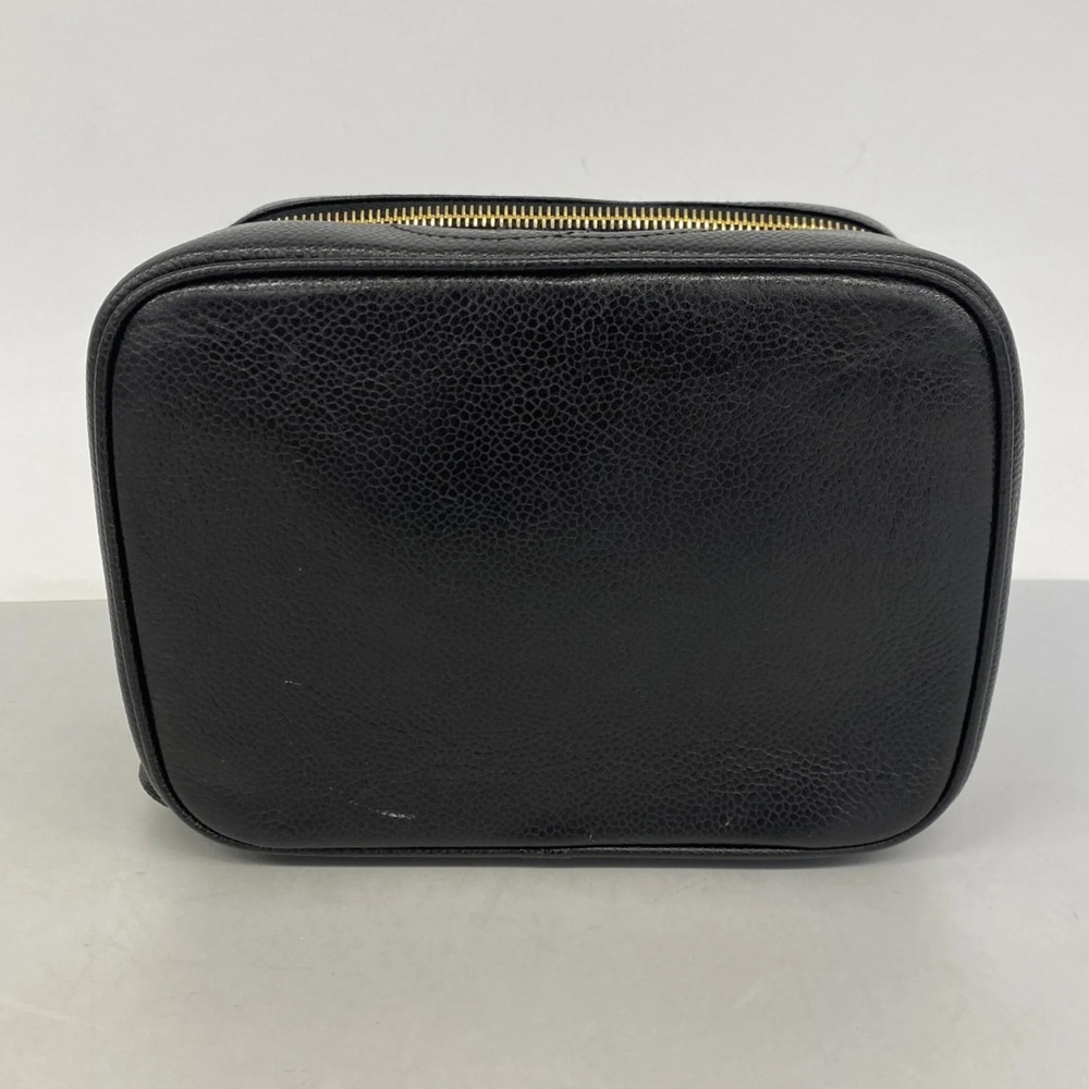 CHANEL Black Caviar Leather Vanity Bag - Picture 3 of 10